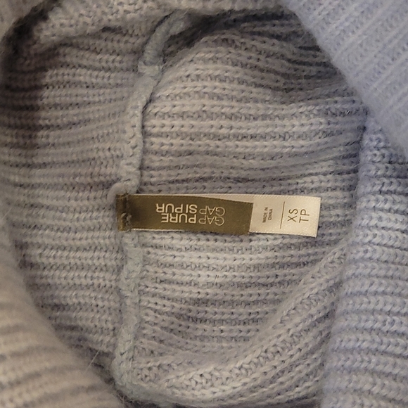 Blue Angora Gap Pure Sweater - Picture 3 of 4